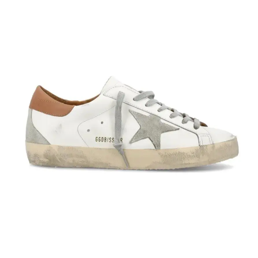 Golden Goose Superstar White Leather Low Top Sneaker Size US 11 /eur 41 - White