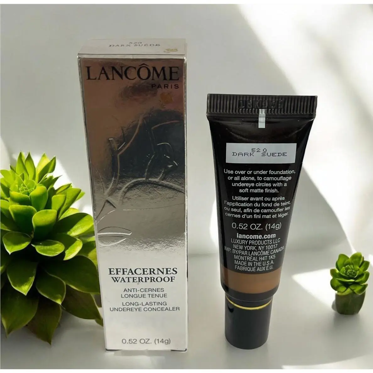 Lancome Effacernes Waterproof Long-lasting Undereye Concealer 0.52 Oz Day Ships