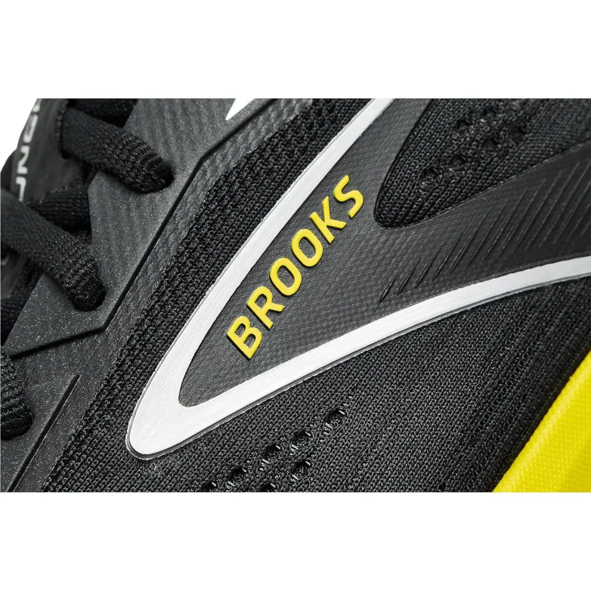 Brooks shoes - Black/Cyber Yellow/Oyster 4