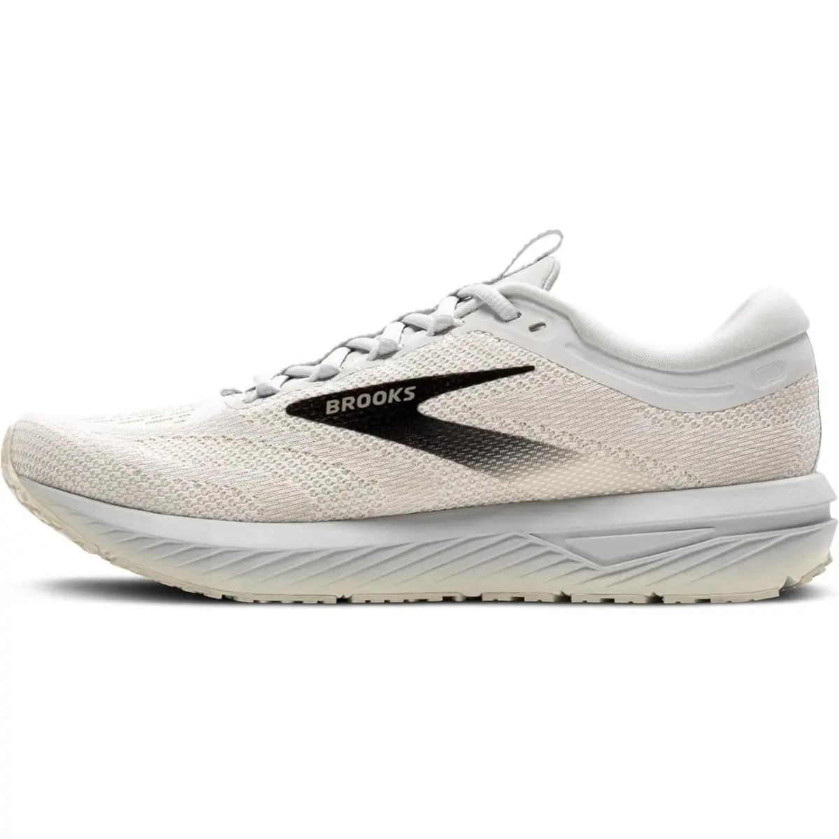 Brooks shoes - Brooks Revel - Revel - 110435 1D - WHITE/PELICAN/BLACK 4