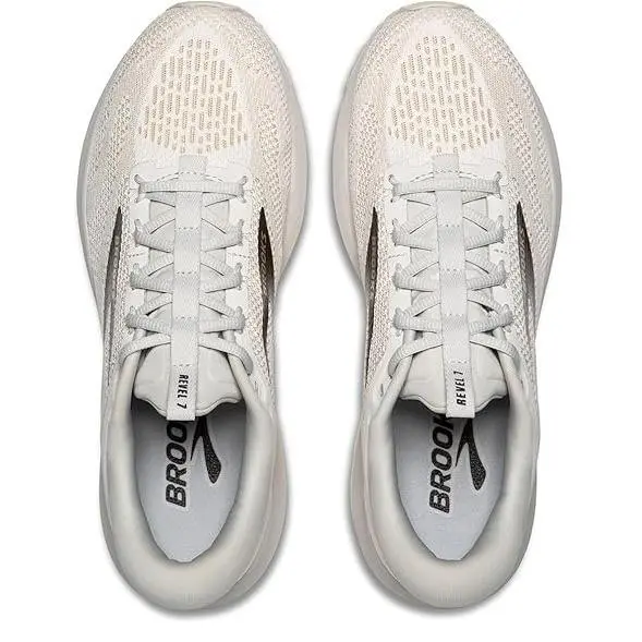 Brooks shoes - Brooks Revel - Revel - 110435 1D - WHITE/PELICAN/BLACK 5