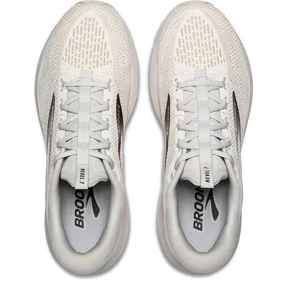 Brooks shoes - Brooks Revel - Revel - 110435 1D - WHITE/PELICAN/BLACK 5
