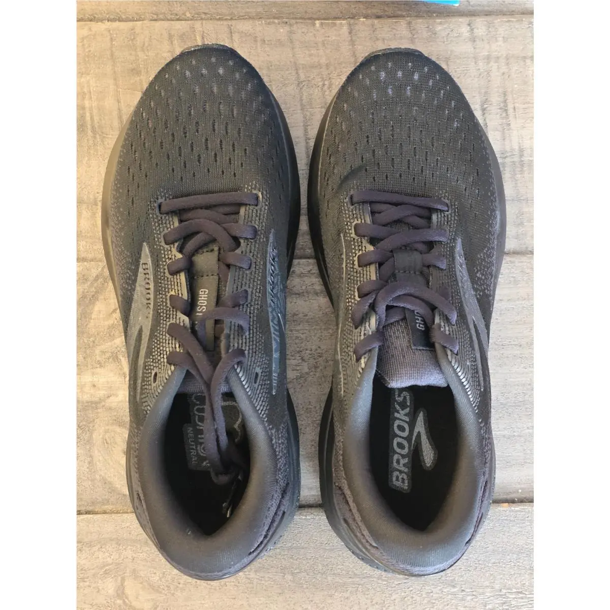 Brooks shoes - Brooks Ghost 16 Run & Walk Sneakers - 110418-1B-020 - Black (UPC: 195394451764) 8
