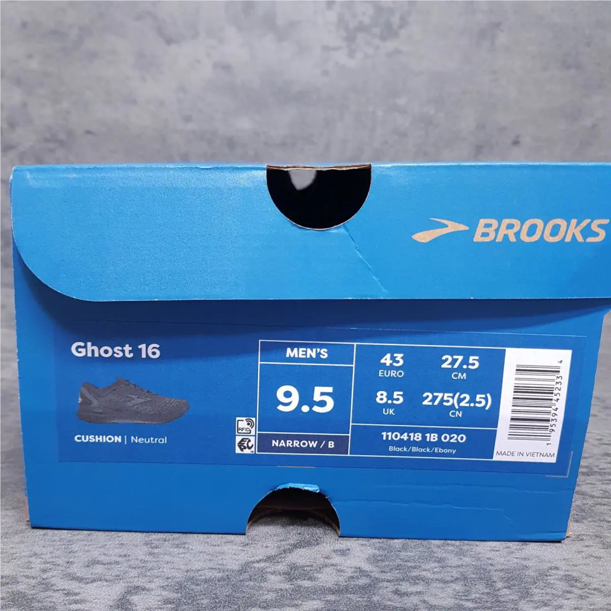Brooks shoes - Ghost 16 - Ghost - 1104181B020 - Black 5