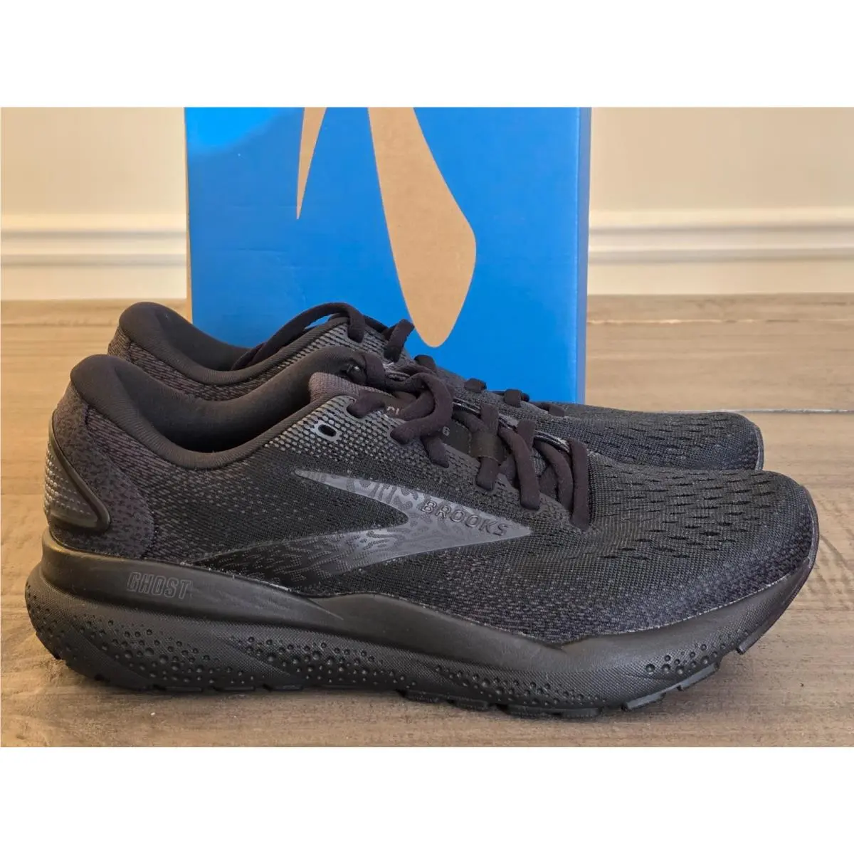 Brooks shoes - Brooks Ghost 16 Run & Walk Sneakers - 110418-1B-020 - Black (UPC: 195394451764) 9