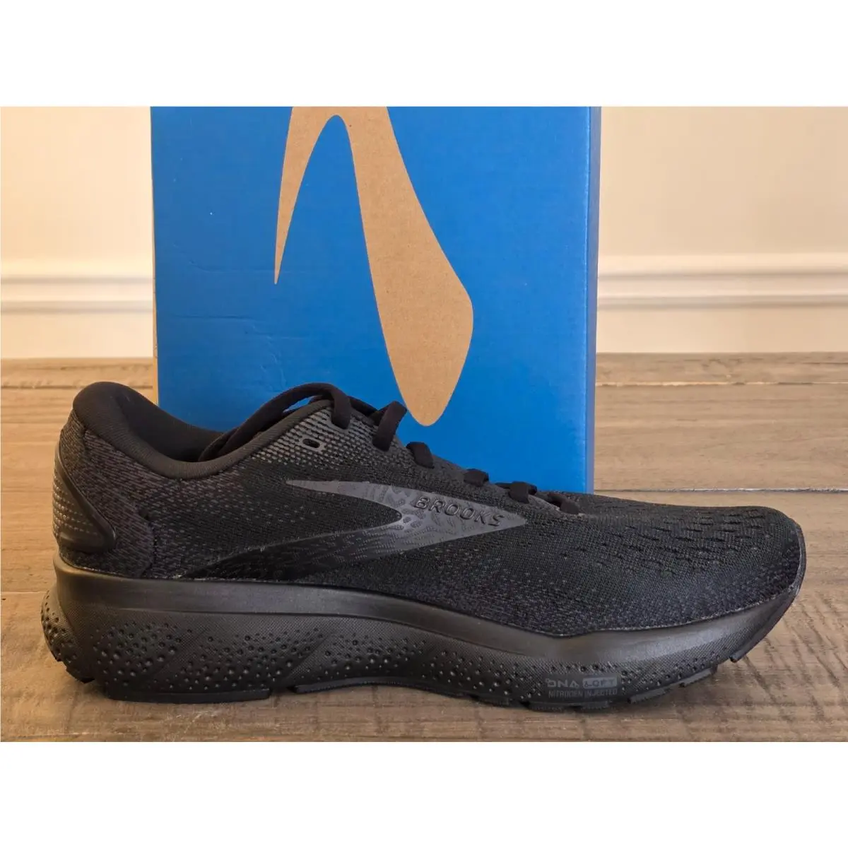Brooks shoes - Brooks Ghost 16 Run & Walk Sneakers - 110418-1B-020 - Black (UPC: 195394451764) 10