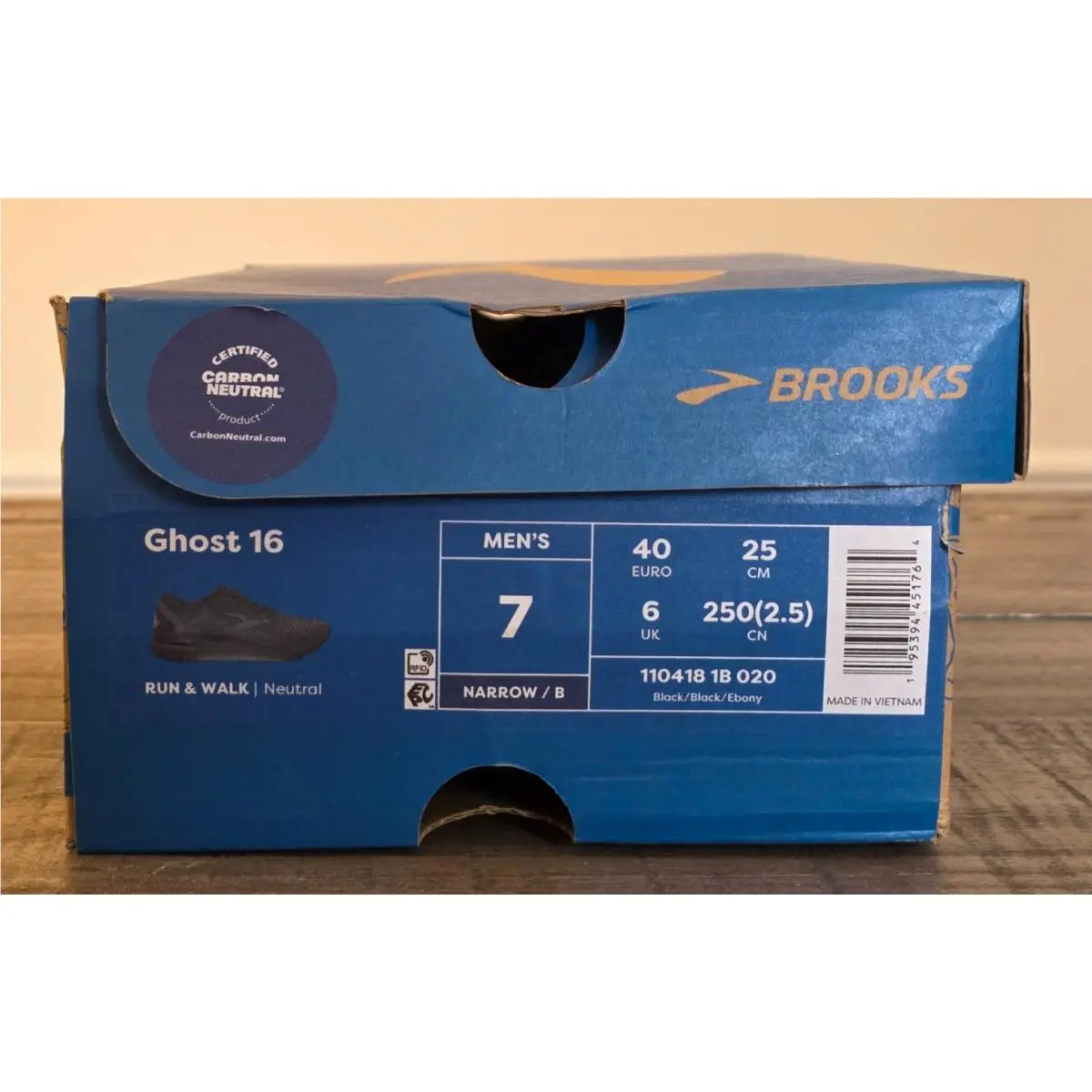 Brooks shoes - Brooks Ghost 16 Run & Walk Sneakers - 110418-1B-020 - Black (UPC: 195394451764) 12