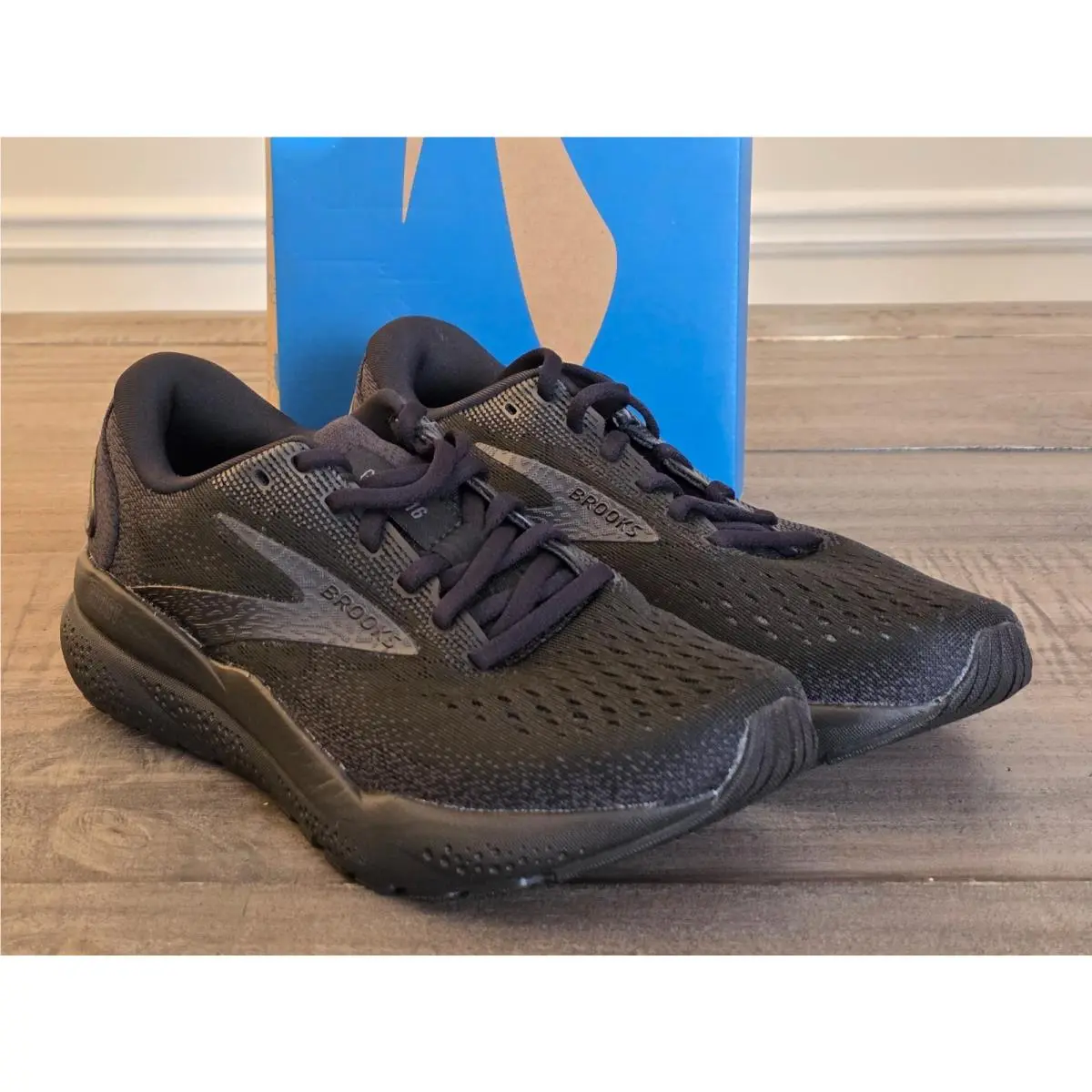 Brooks shoes - Brooks Ghost 16 Run & Walk Sneakers - 110418-1B-020 - Black (UPC: 195394451764) 0