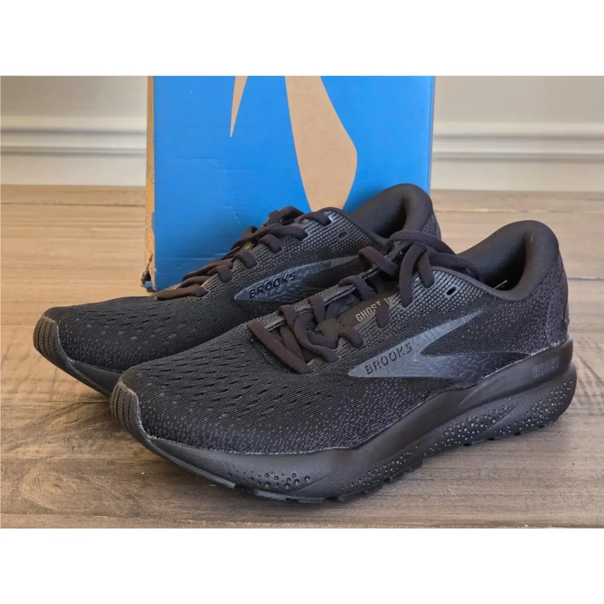 Brooks shoes - Brooks Ghost 16 Run & Walk Sneakers - 110418-1B-020 - Black (UPC: 195394451764) 4