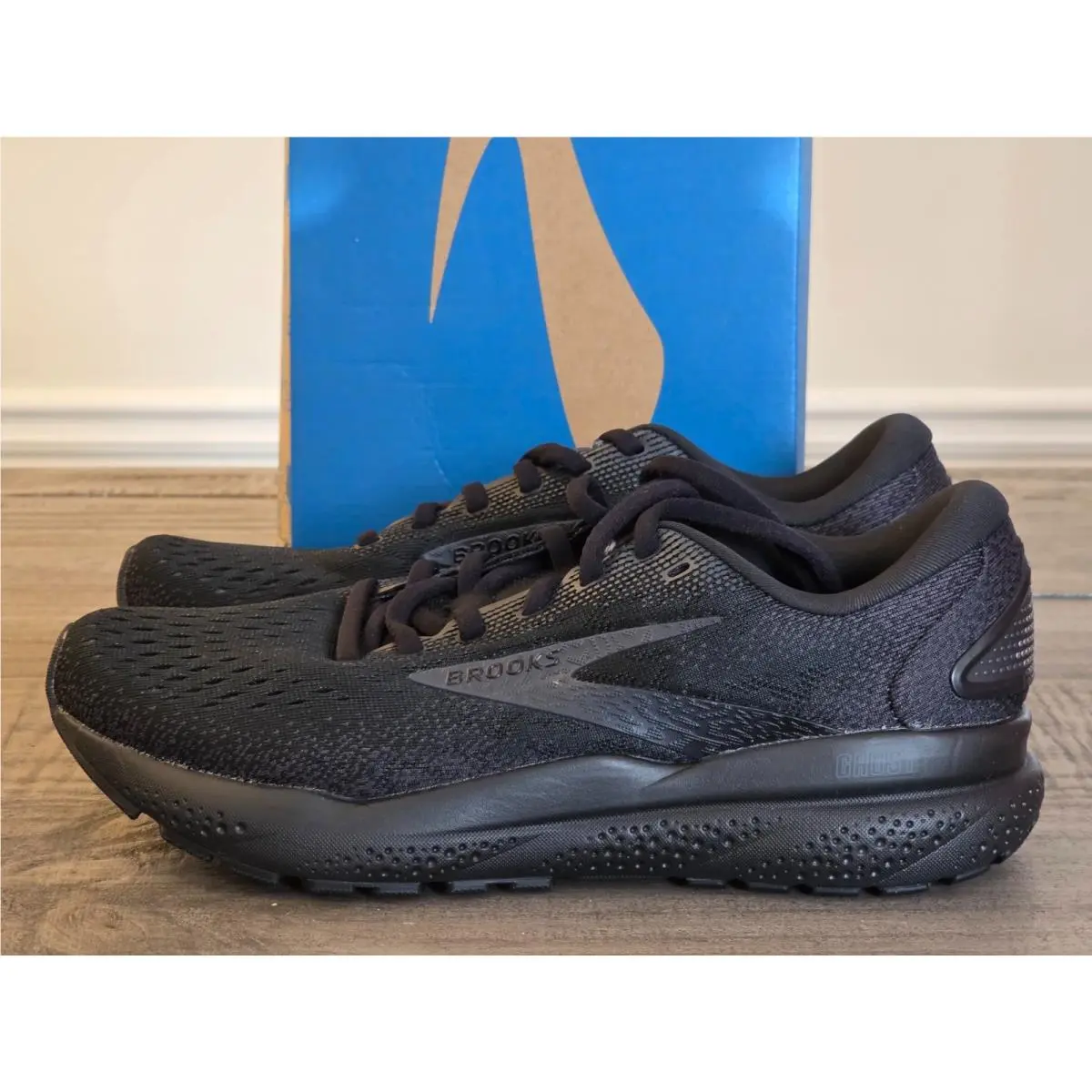 Brooks shoes - Brooks Ghost 16 Run & Walk Sneakers - 110418-1B-020 - Black (UPC: 195394451764) 5