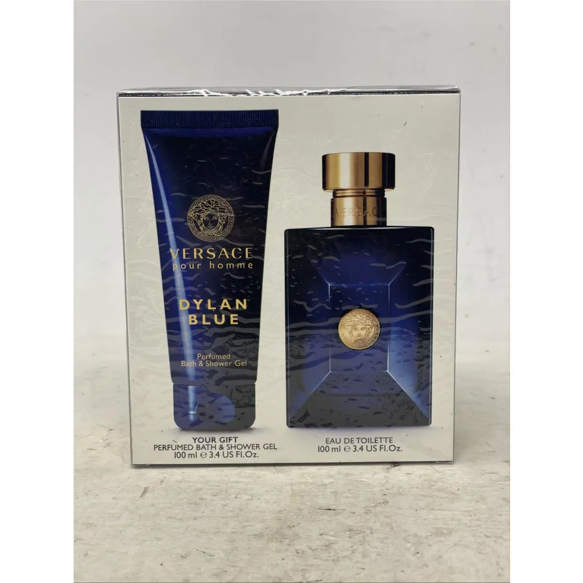 Versace Dylan Blue 2-Piece Travel Set Perfume Bath Shower Gel 109