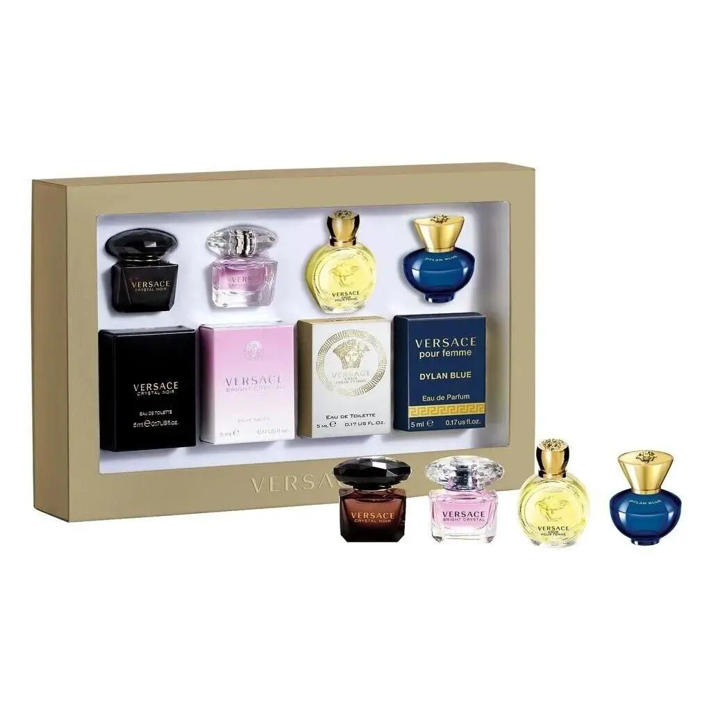Versace Perfume For Women Variety Gift Set - Mini Splashes 0.17 Fl oz