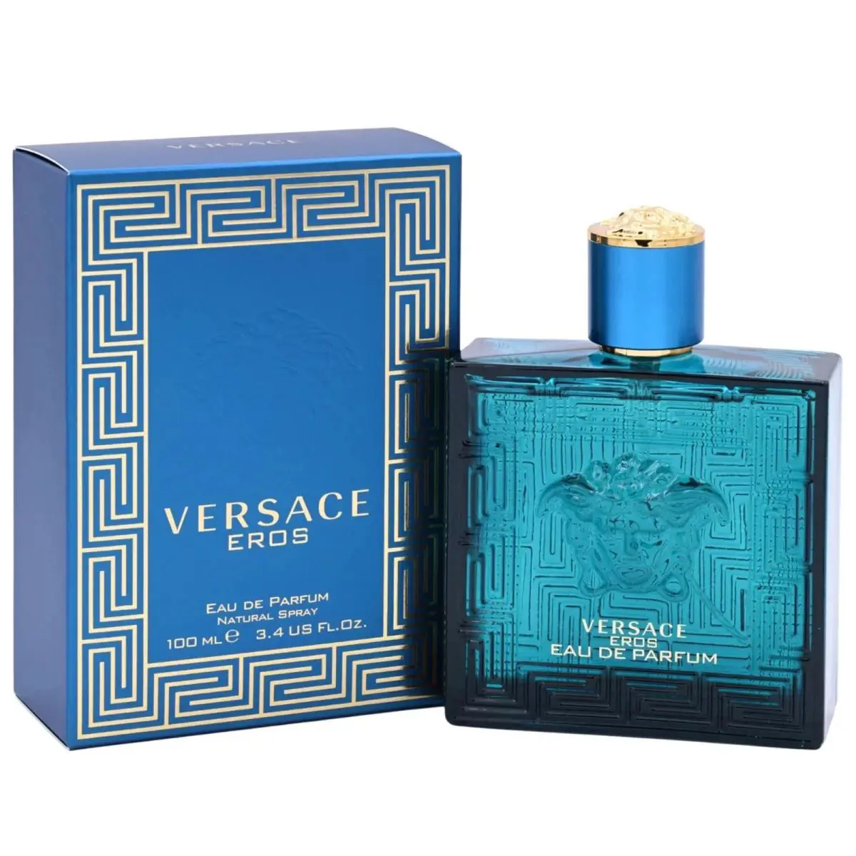 Versace Eros Eau de Parfum 3.4 Oz/ 100 ml Men Spray