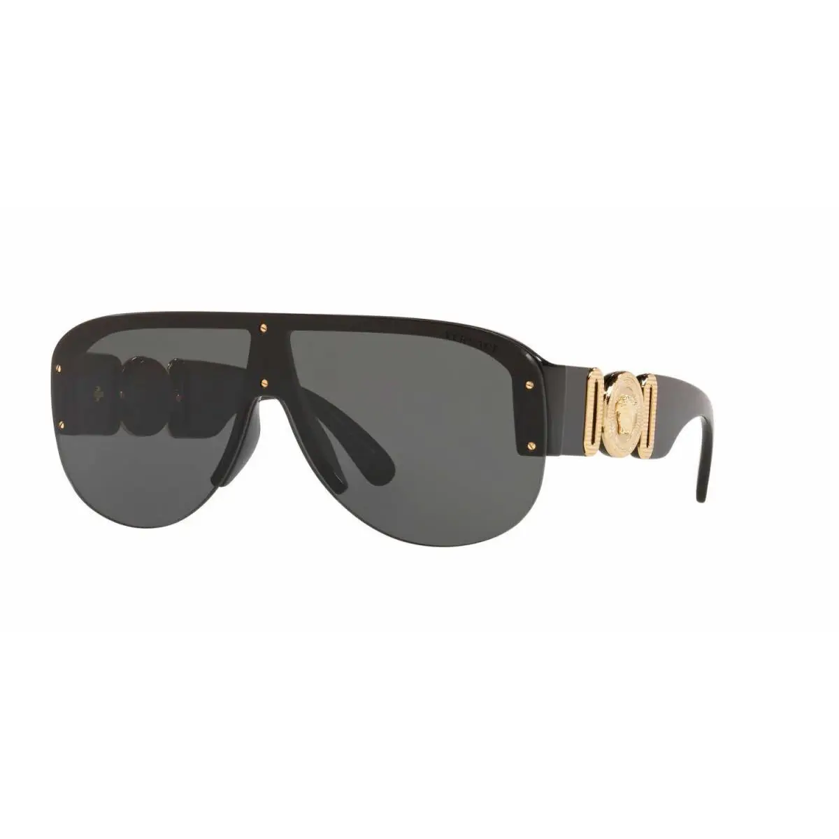 Versace VE4391 GB1/87 Sunglasses 48mm Black / Dark Grey Lens