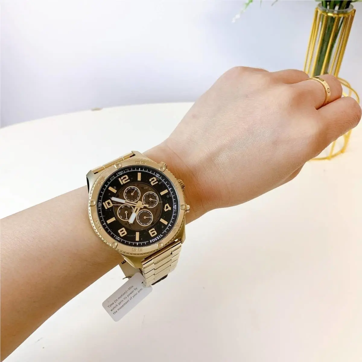 Fossil BQ2667 Brox Automatic Gold-tone Stainless Steel Watch