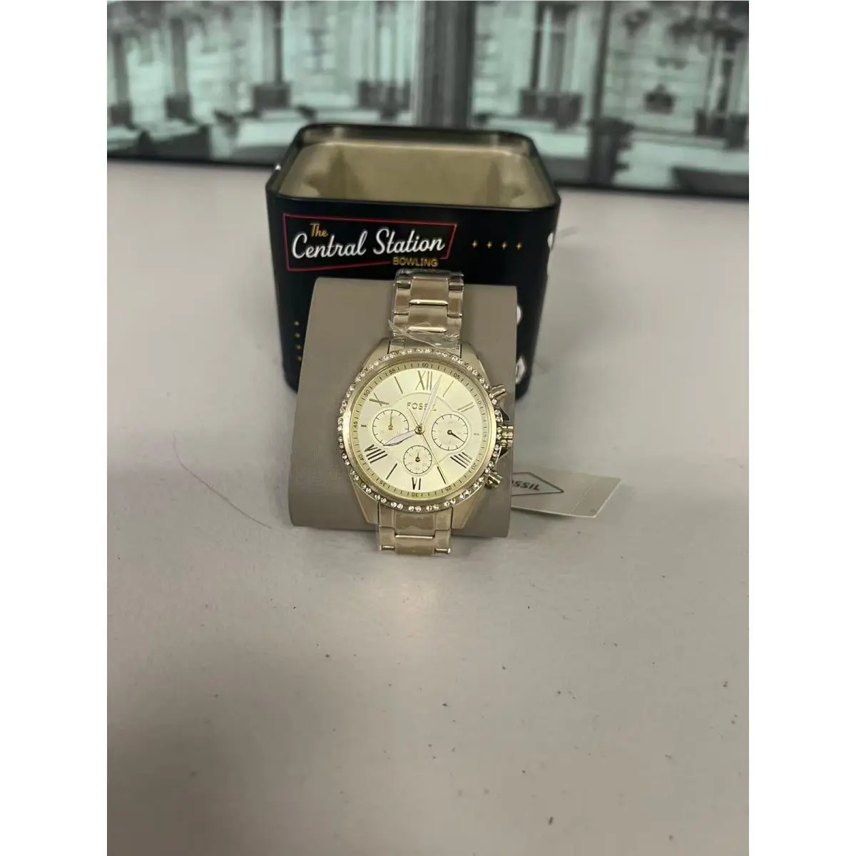 Fossil BQ3378 Modern Courier Chronograph Gold-tone Stainless Steel Watch