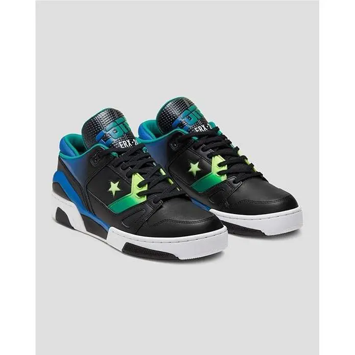 Converse shoes - Black/Ghost Green/White 3