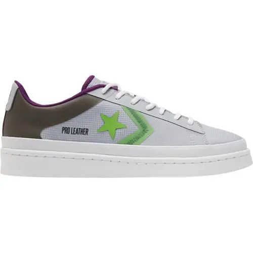 Converse Unisex Pro Leather `miami Vibez Ox - Gravel/Black/Bold Wasabi