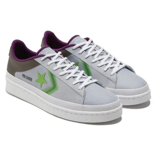 Converse shoes - Gravel/Black/Bold Wasabi 1