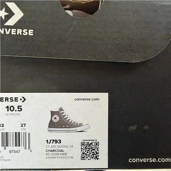 Converse shoes - Converse Chuck Taylor All Star High Top - Charcoal 7