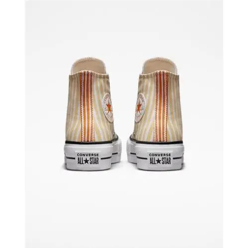 Converse shoes - Converse Chuck Taylor Lift Hi Top - A03298C - Yellow, White and Orange, Manufacturer: White/Cyber Mango/Light Curry 2