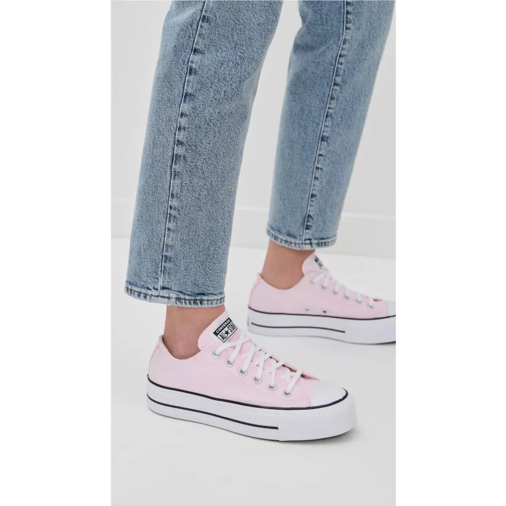 Converse shoes - Converse Chuck Taylor Lift Ox Low - A11875F - Pink, Manufacturer: Sugar Berry/White/Black 3