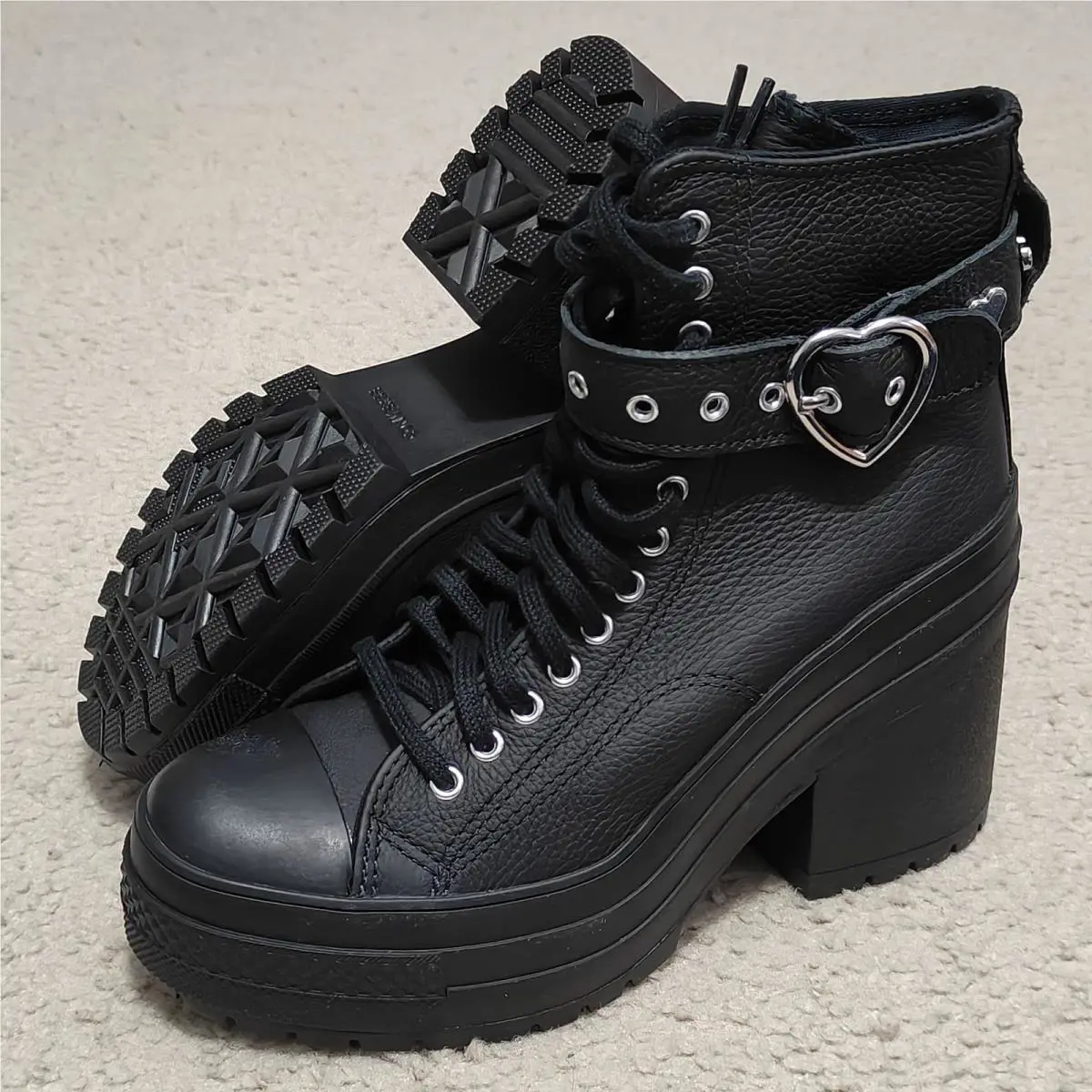 Converse shoes - Converse Chuck 70 De Luxe Heel High - A10634c - Black 6