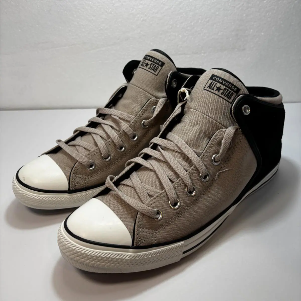 Converse shoes - Converse Chuck Taylor All Star High Street Mid A14294C - A14294C - Papyrus Black White 5