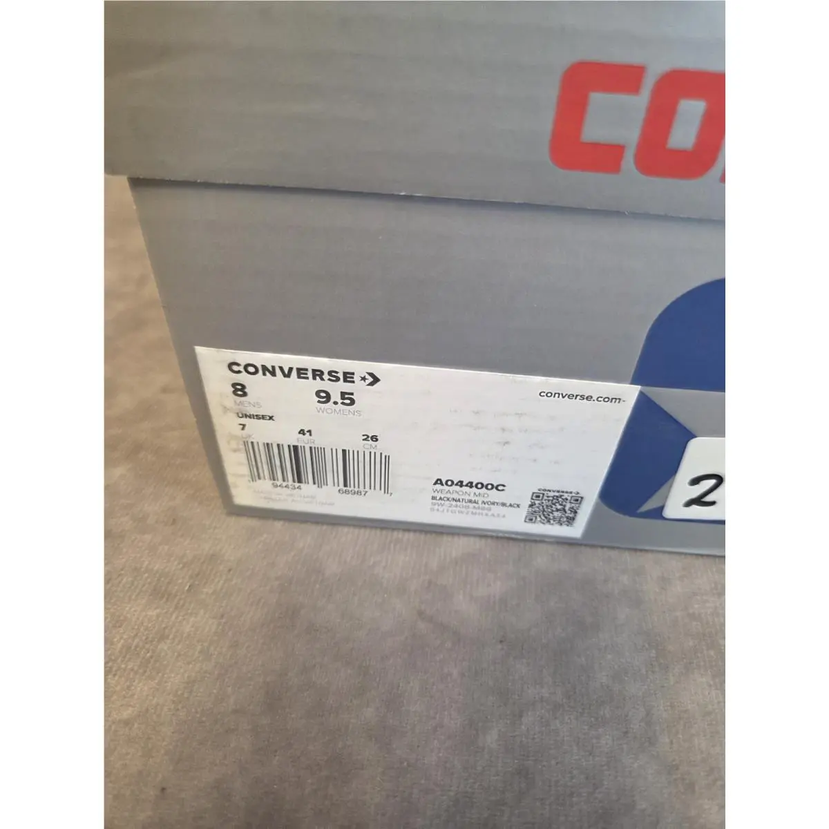 Converse shoes - Converse Weapon - Weapon - A04400C - Black 5