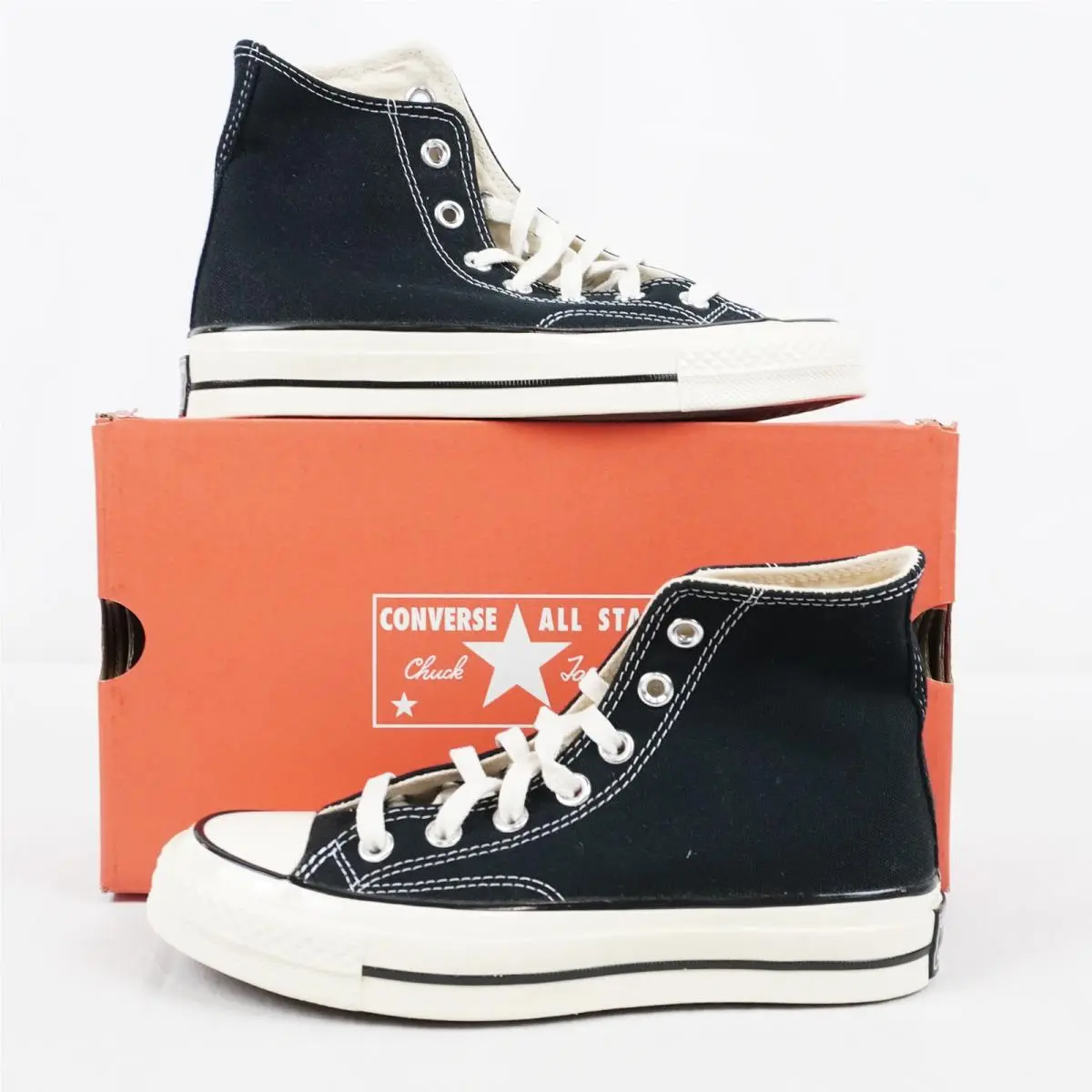 Converse Chuck 70 Canvas Sneakers In Black 162050C - Size Women`s 5/Men`s 3