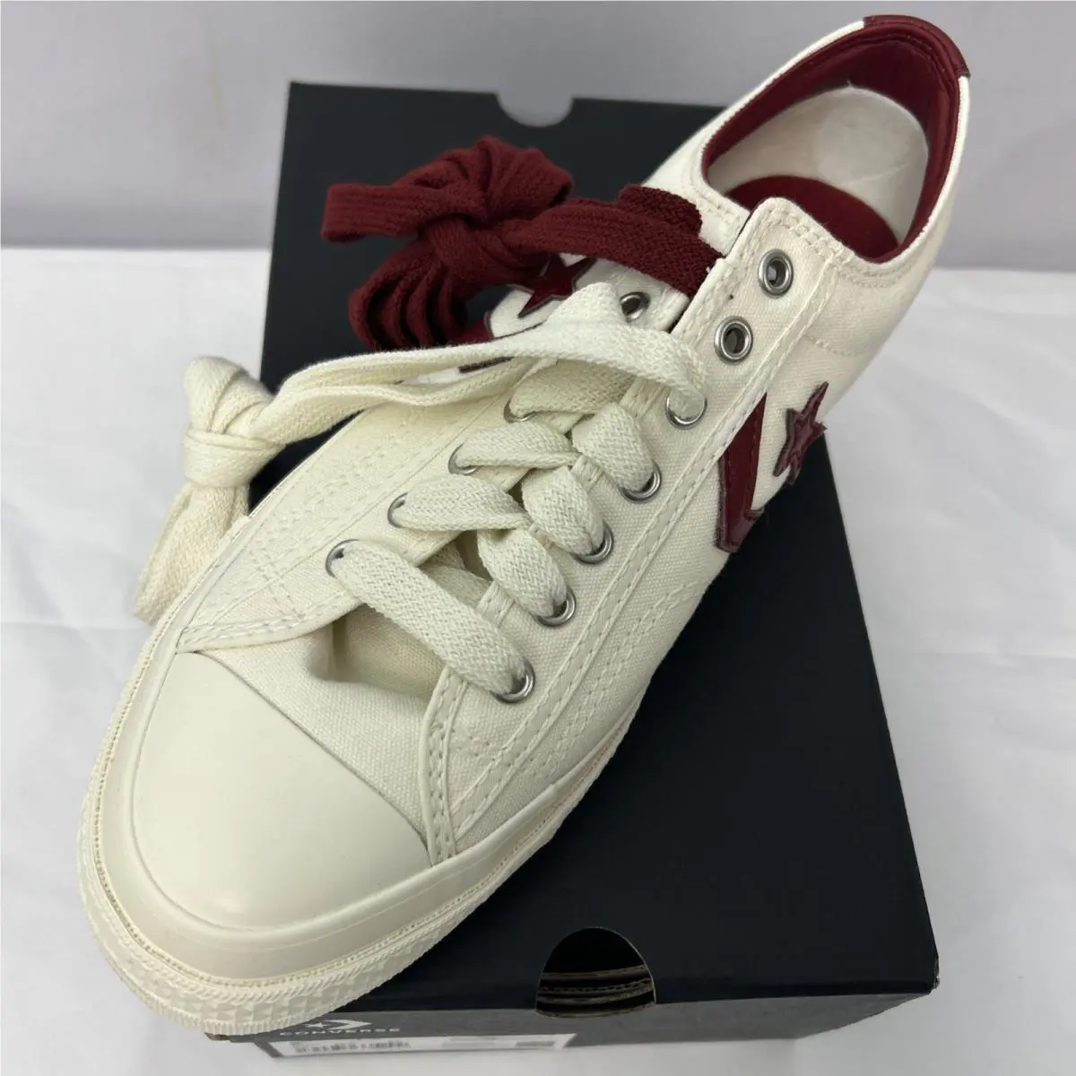 Converse shoes - Converse Star Player - Star Player - A12591C - Ivory/Park Red 4