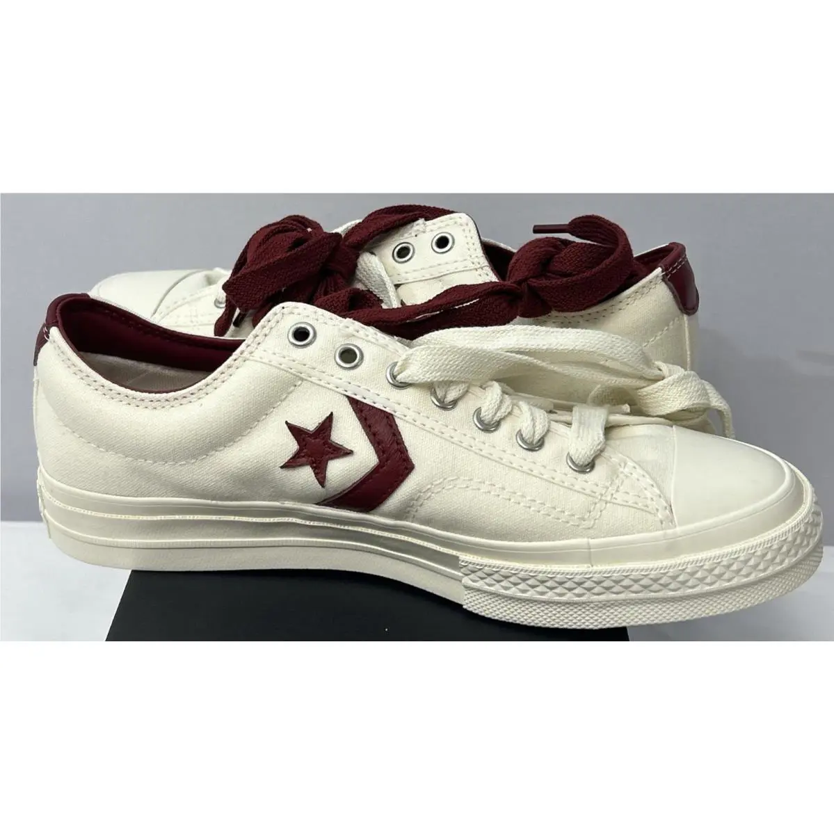 Converse shoes - Converse Star Player - Star Player - A12591C - Ivory/Park Red 2