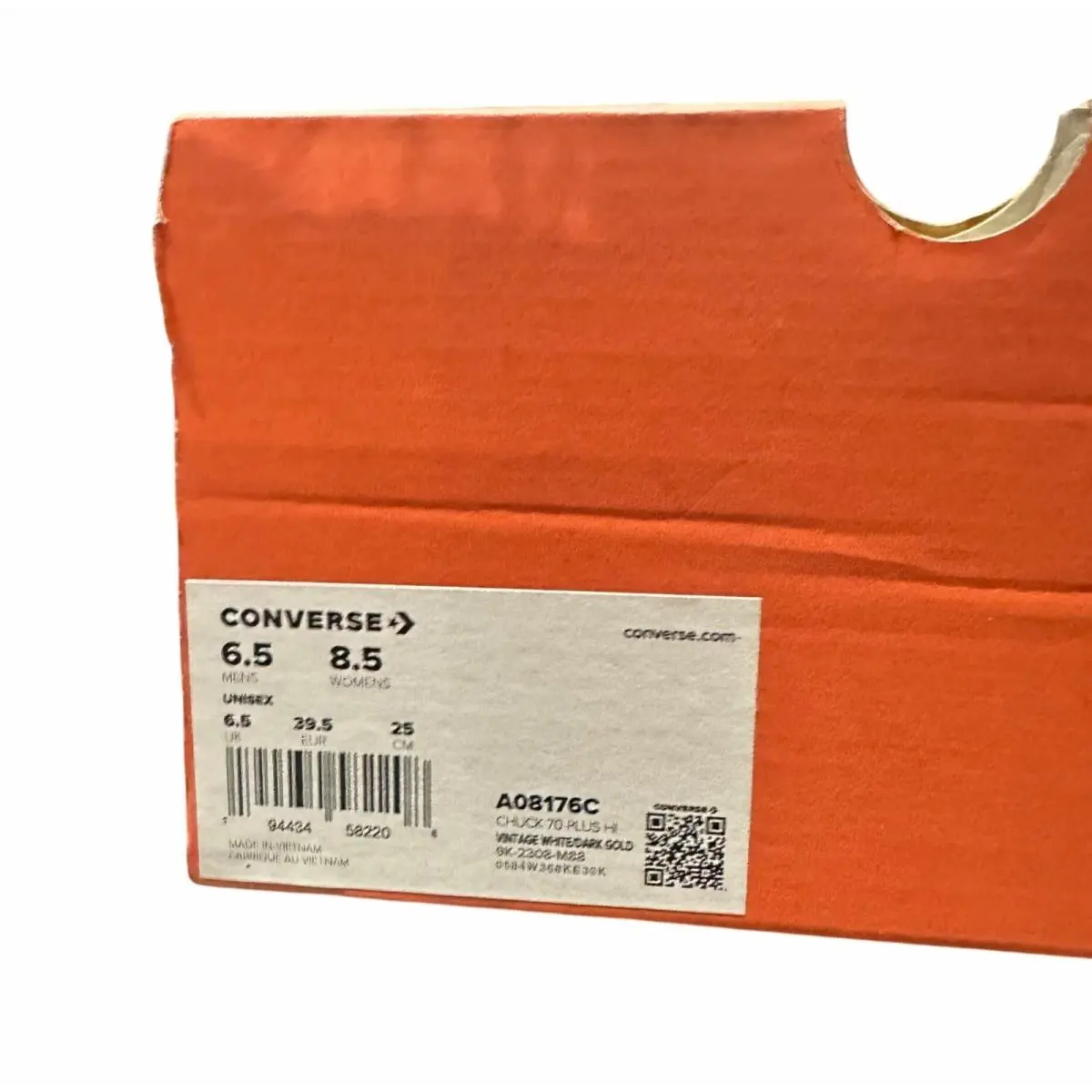 Converse shoes - Converse Chuck 70 - Chuck - A08176C - Gold (UPC: 194434582208) 6