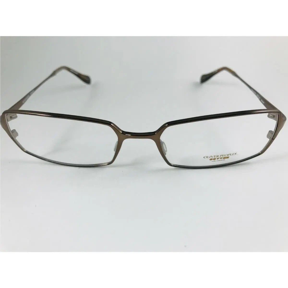 Oliver Peoples Eyeglasses Titanium Becque Abn Bronze Brown 53