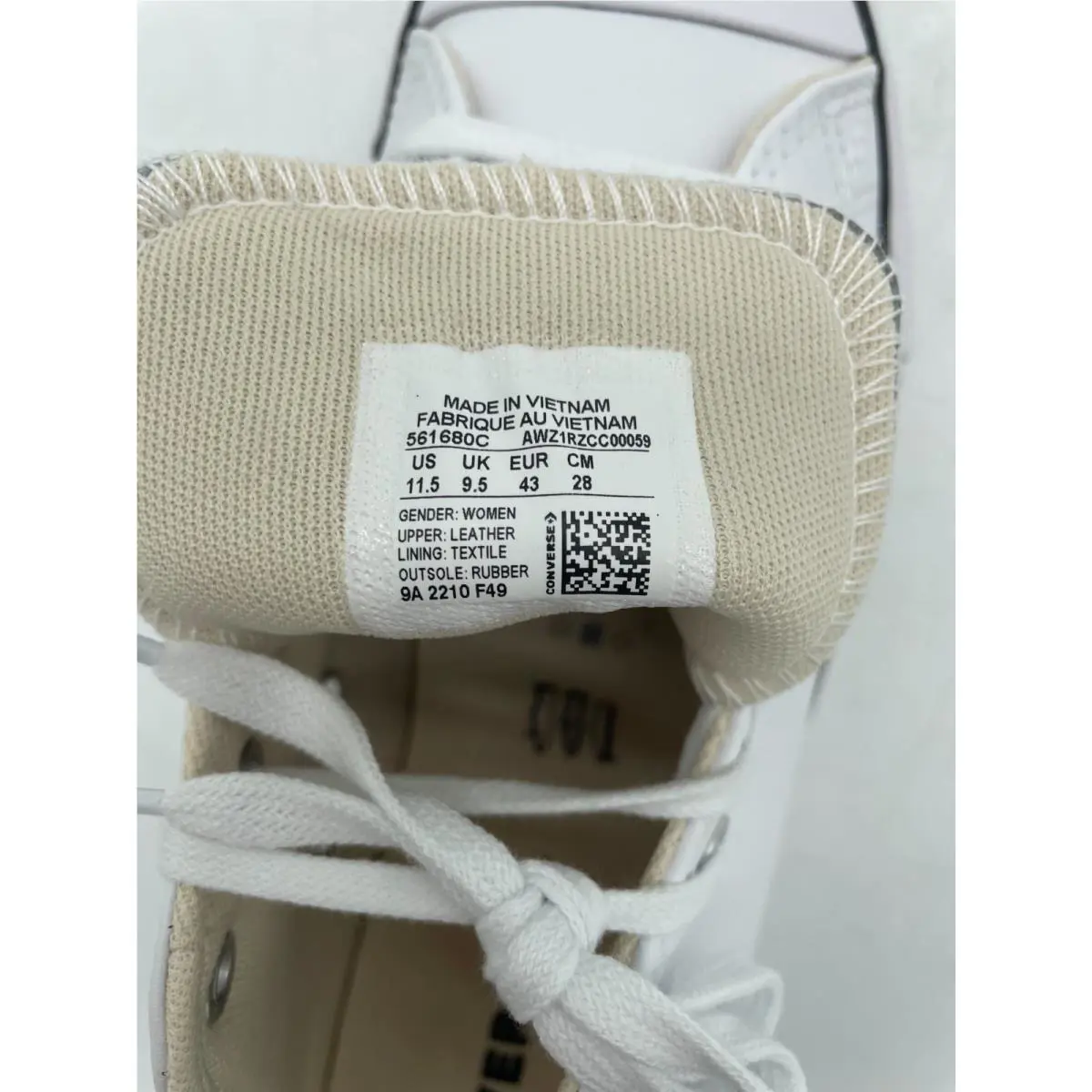 Converse shoes - Converse All Star Chucks - All Star Chucks - 561680C - White (UPC: 194433028974) 5