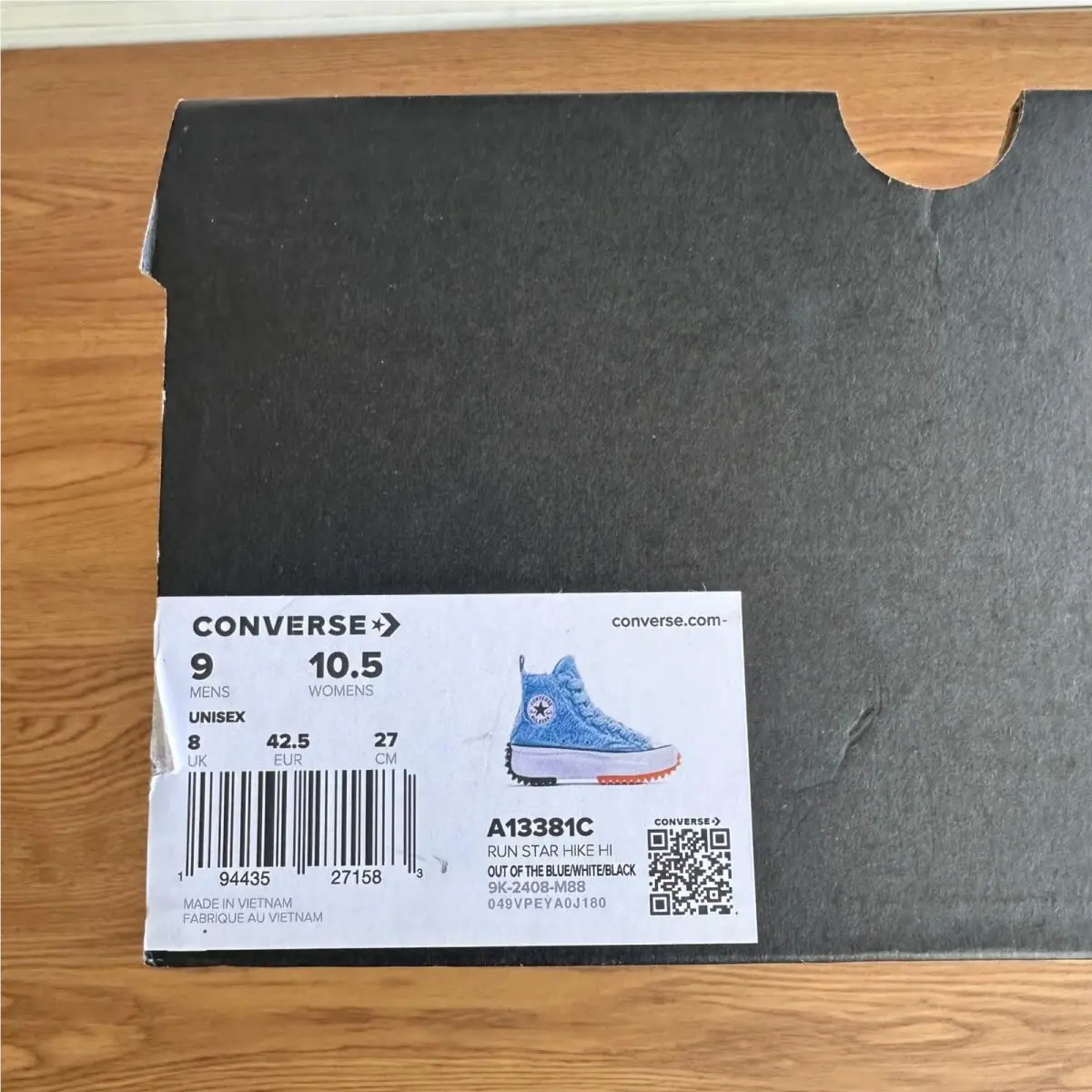 Converse shoes - Converse Run Star Hike - Run Star Hike - A13381C - Blue (UPC: 194435271583) 6