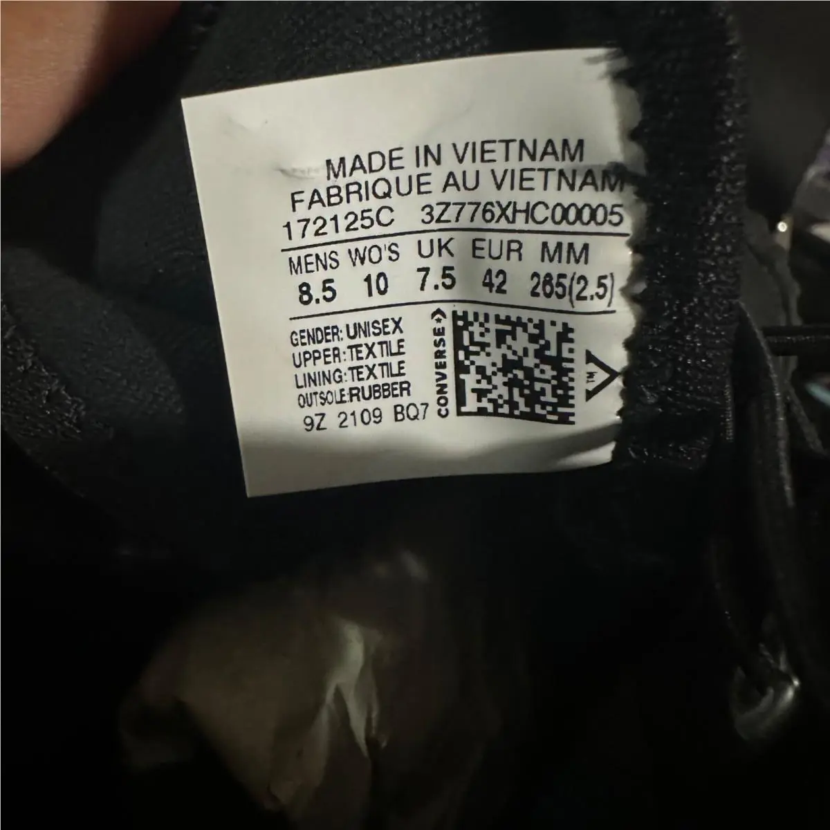 Converse shoes - Converse CTAS Hi - CTAS - 172125C - Black (UPC: 022859762908) 6