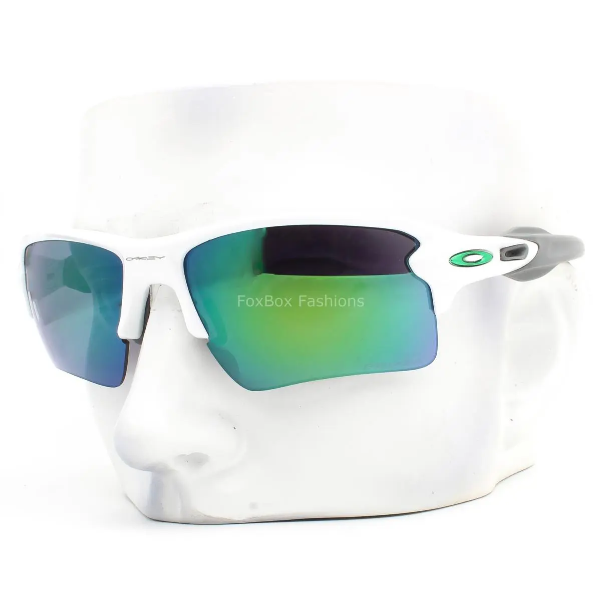 Sunglasses OO9188-9259 Flak 2.0 XL Polished White Prizm Jade with Case by Oakley