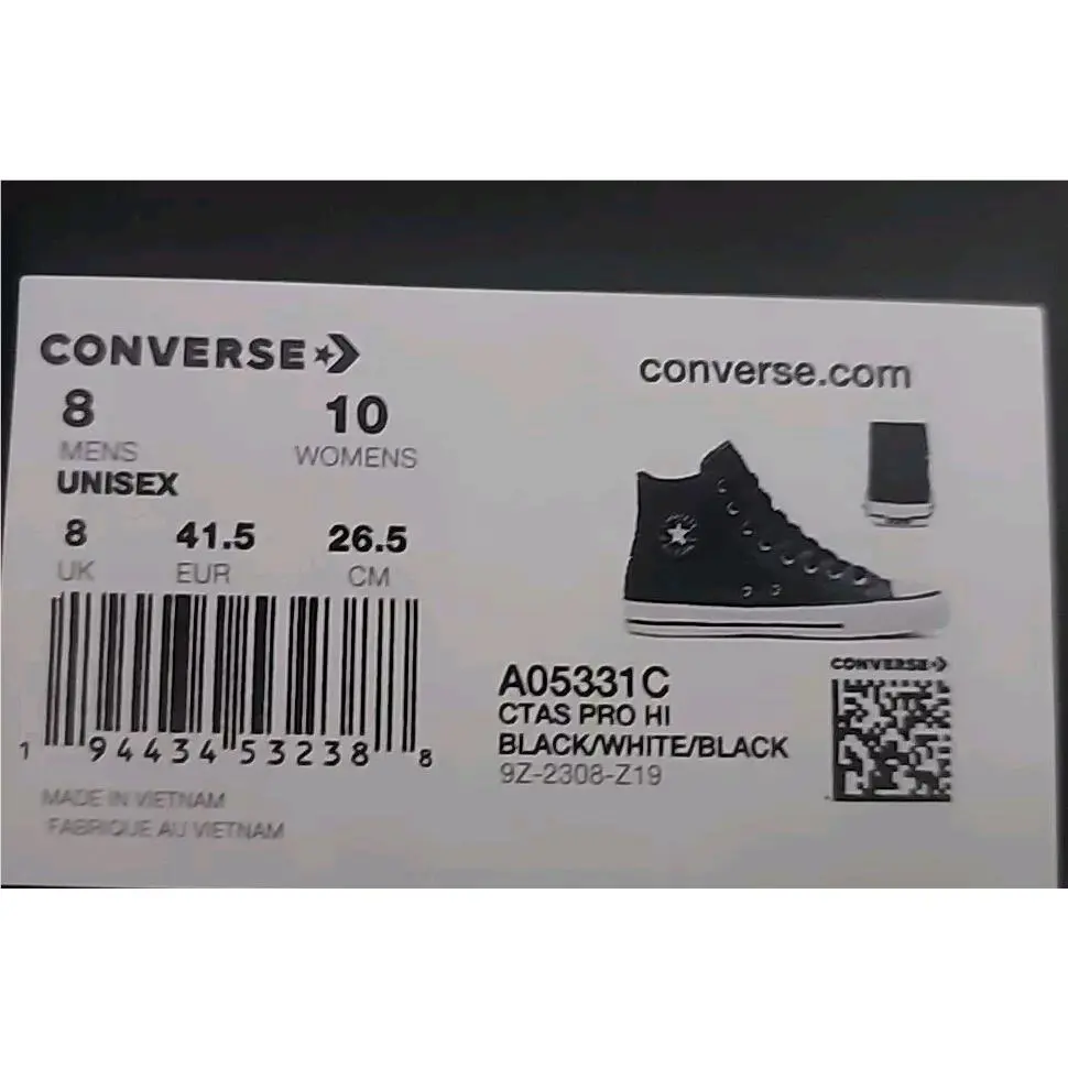 Converse shoes - Chuck Taylor All Star Pro - A05331c - Black 5