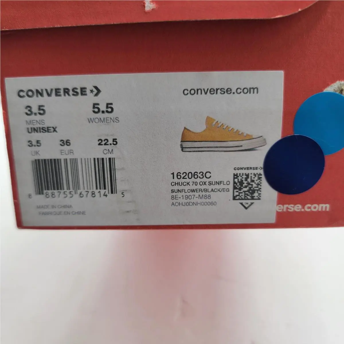 Converse shoes - Yellow 7