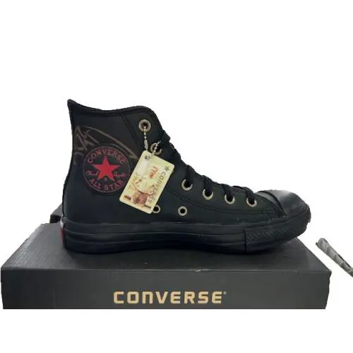 Converse shoes - Converse All Star Hi - All Star - BLACK/GOLD - U30 - 1T830 0