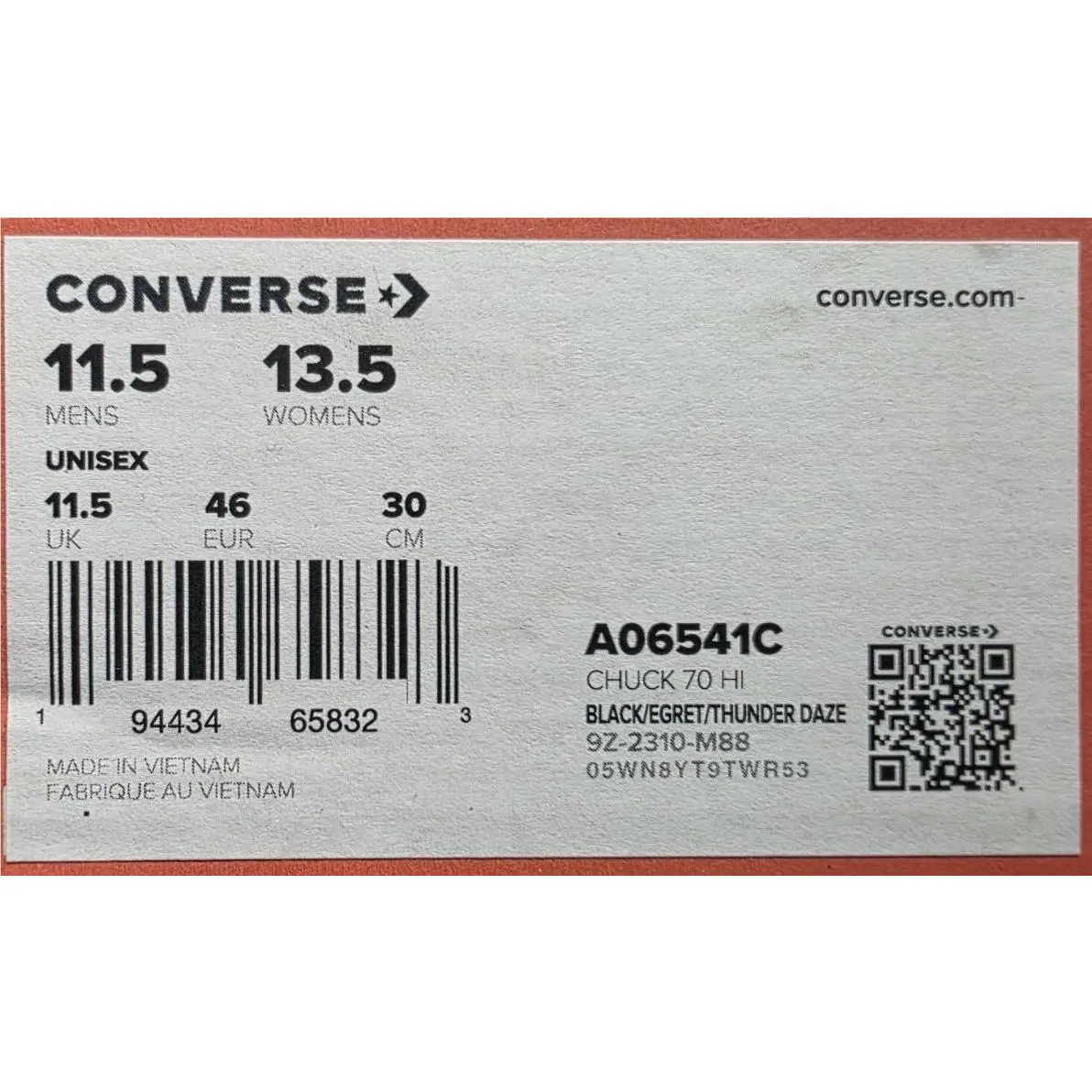 Converse shoes - Converse Chuck 70 Hi - Chuck - A06541c - Black 7