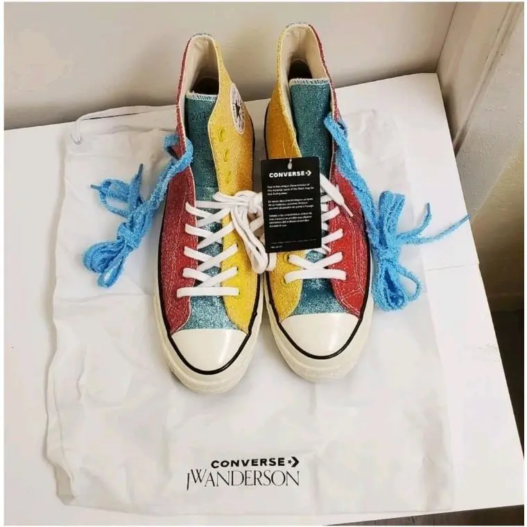 Converse shoes - blue 4