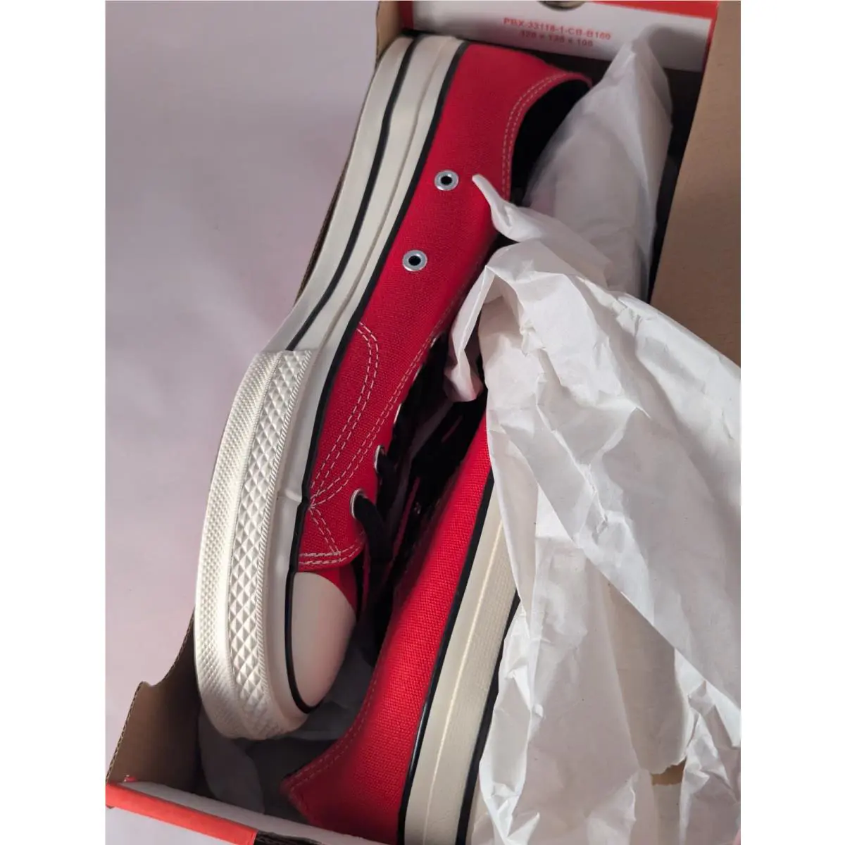 Converse shoes - Converse Chuck 70 - Chuck - 163335C - Sedona Red/Black (UPC: 888756437574) 3