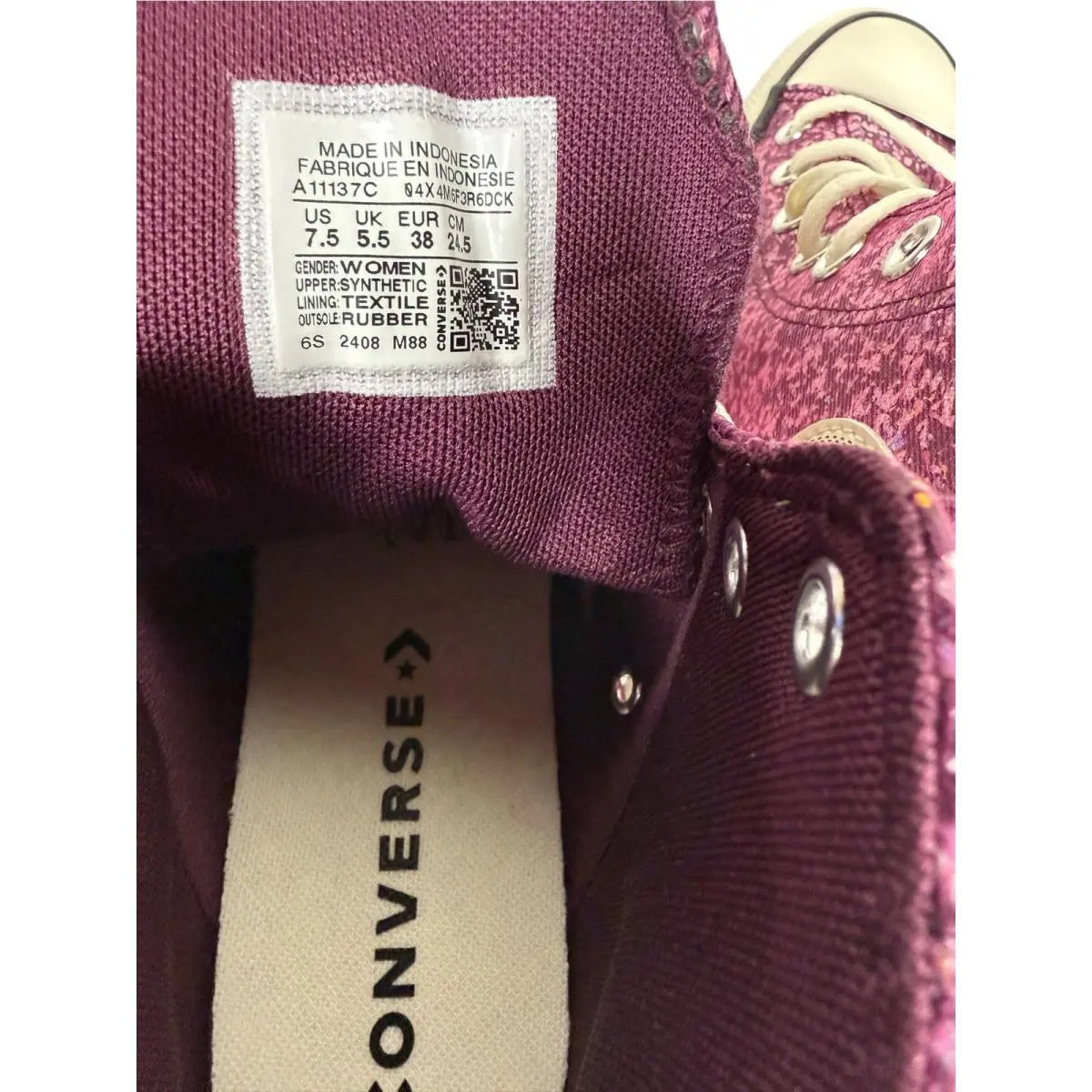Converse shoes - Purple 2