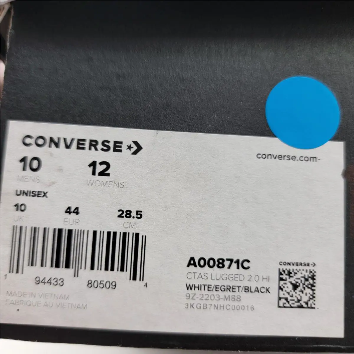 Converse shoes - Converse CTAS Lugged 2.0 Hi - White 7