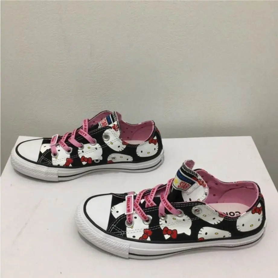Converse shoes - Converse CTAS OX Hello Kitty - 162947C - Black/Prism Pink/White (UPC: 888756008576) 1