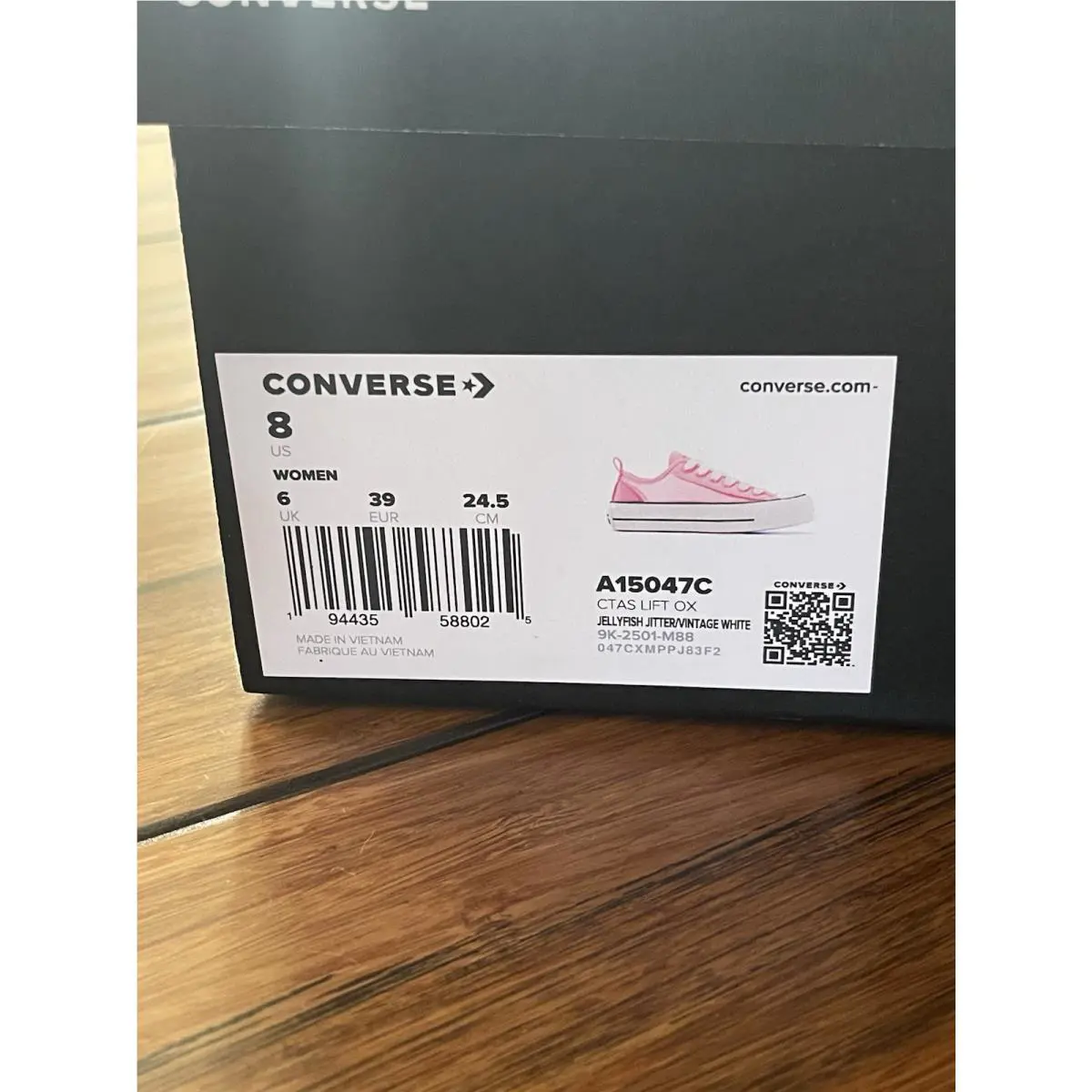 Converse shoes - Converse Chuck Taylor All-Star Lift Platform - A15047C - Pink (UPC: 194435588025) 6