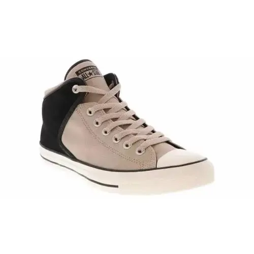 Converse All Star Street Mid Suede/canvas Sneaker Men Shoes Black/grey SZ 13 - Black/Grey - A14294C