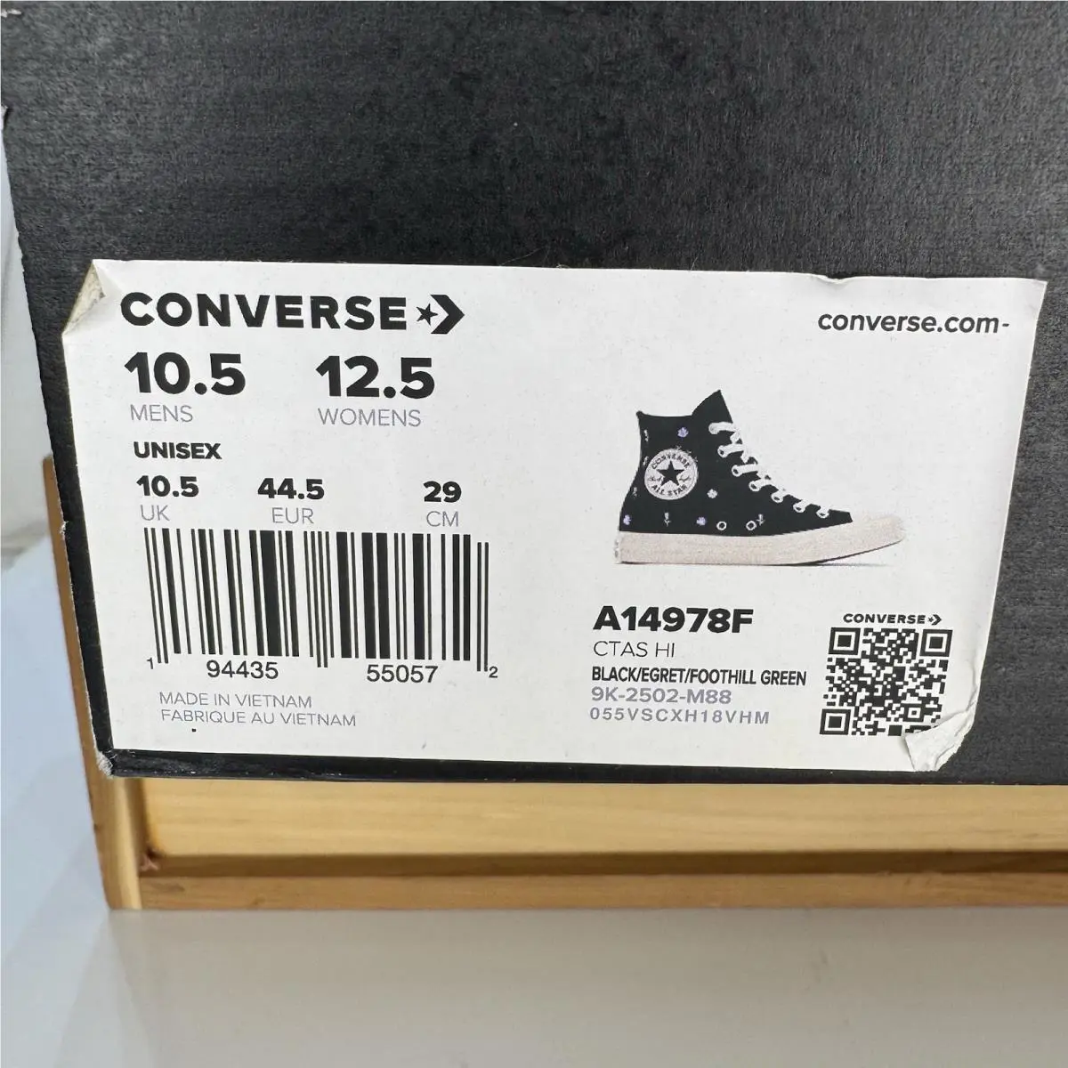 Converse shoes - CTAS HI - CTAS - A14978F - Black (UPC: 194435550572) 7